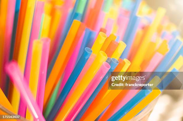 drink straw pattern - drinking straw stock pictures, royalty-free photos & images