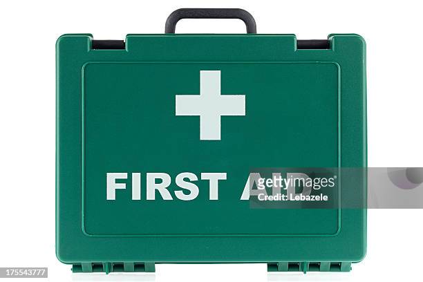 caixa de primeiros-socorros - safety kit imagens e fotografias de stock