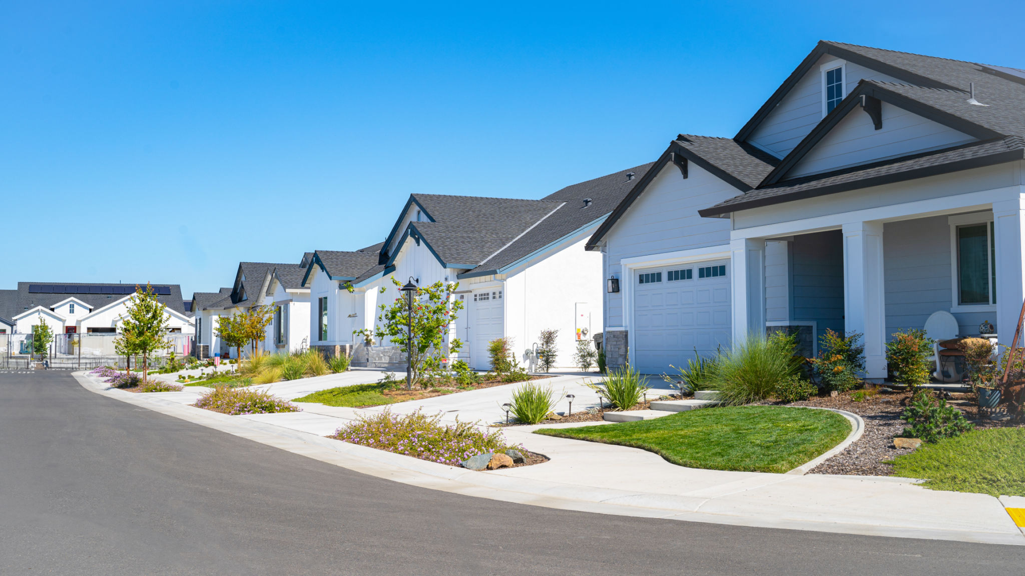 Row of Single story Homes Row of Single story Homes