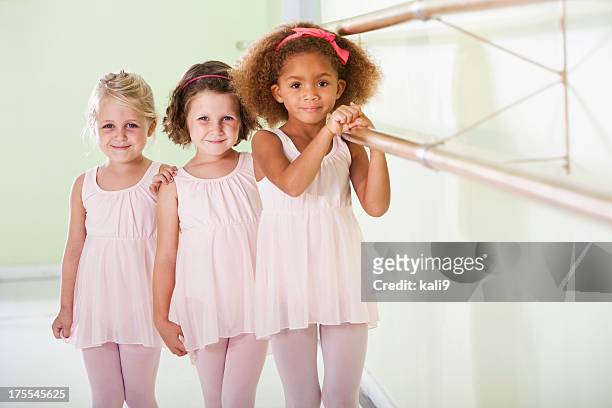 little ballerinas - little ballet stock-fotos und bilder