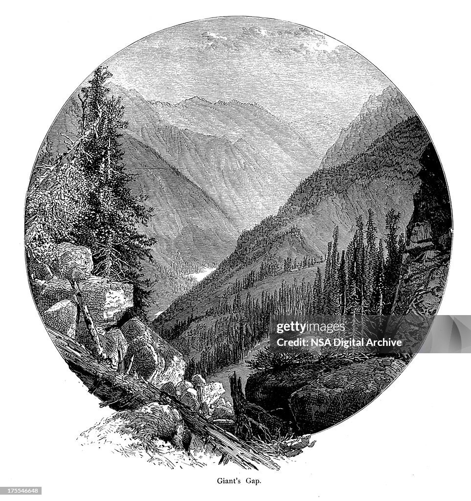 Giant's Gap, California | Historic American Illustrations