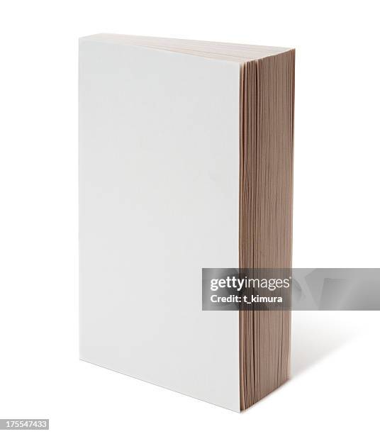 leere buch - book white background stock-fotos und bilder