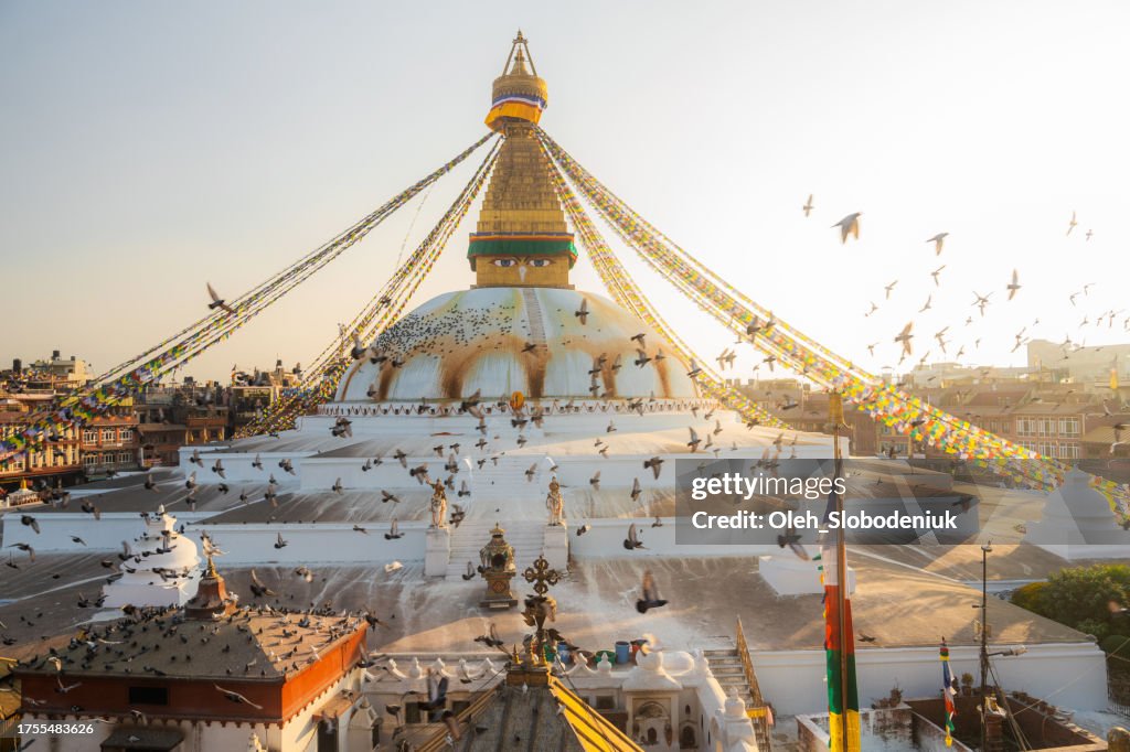 Buddha stupa in Kathmandu, Nepal