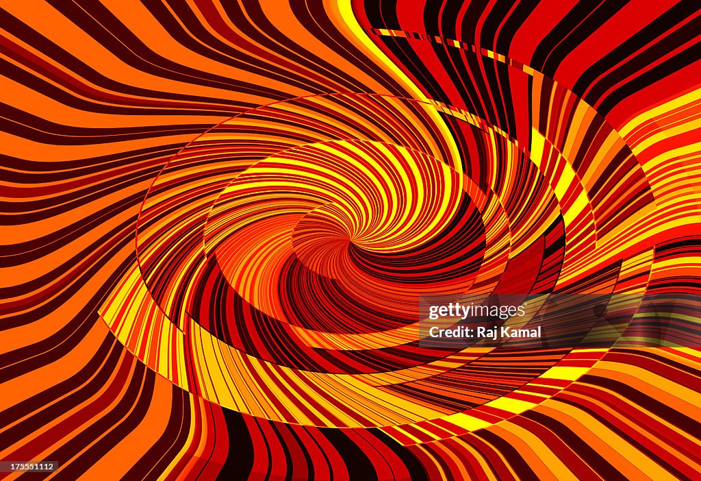 Pattern of Swirling Lines. Abstract Design