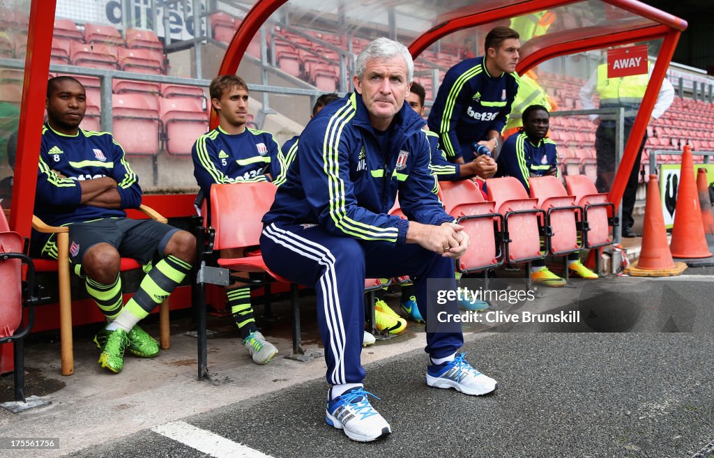 Wrexham AFC v Stoke City - Pre Season Friendly