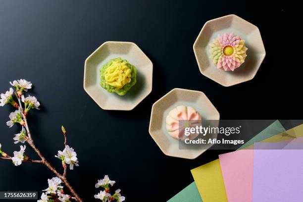 japanese confectionery - mashed sweet potato stock pictures, royalty-free photos & images