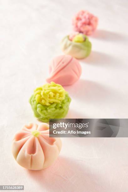 japanese confectionery - mashed sweet potato stock pictures, royalty-free photos & images