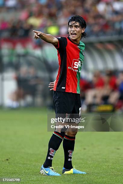 Navarone Foor of NEC during the Dutch Eredivisie match between NEC Nijmegen and FC Groningen on August 3, 2013 at the Goffert stadium in Nijmegen,...