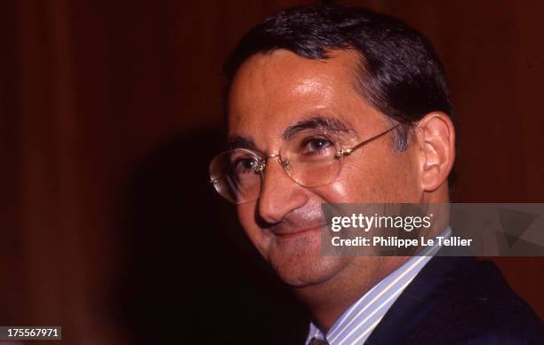 Bernard Attali, CEO of Air France in 1989, France.Bernard Attali PDG d'Air France 1989, France.