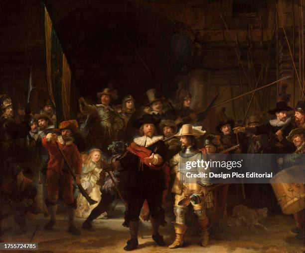 Militia Company of District II under the Command of Captain Frans Banninck Cocq and Lieutenant Willem van Ruytenburch. The painting is popularly...