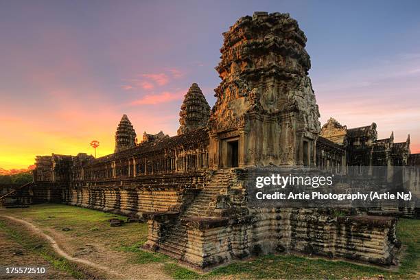 angkor wat, siem reap, cambodia - angkor wat stock-fotos und bilder
