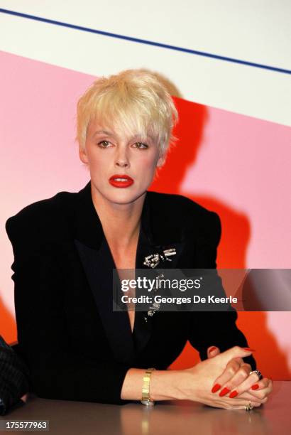 Actress Brigitte Nielsen in 1989 ca. In London, England.