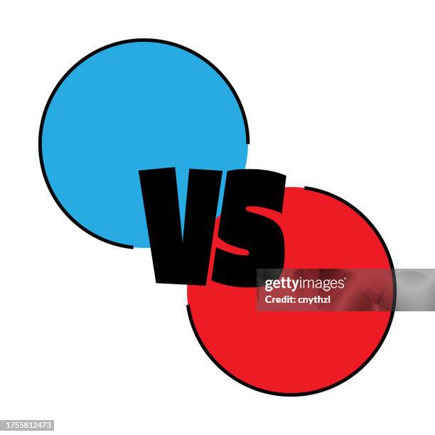 versus concept vector illustration. challenge, competition, fight. - versus stock illustrations