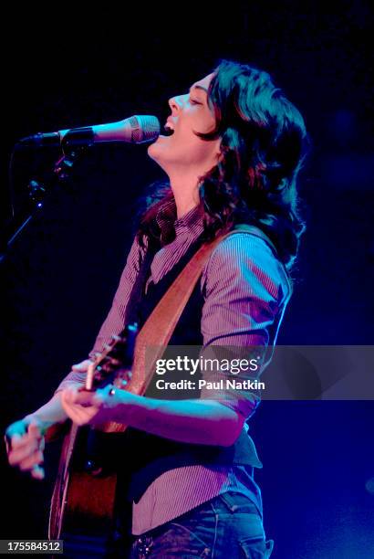 Singer Brandi Carlile performing at the House of Blues, Chicago, Illinois, October 11, 2007.