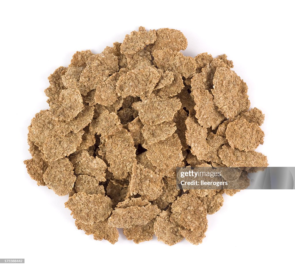 Bran flake heap