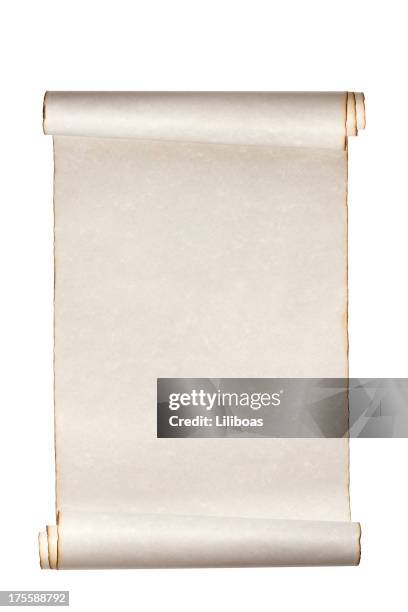 rotolo di carta - manoscritto foto e immagini stock