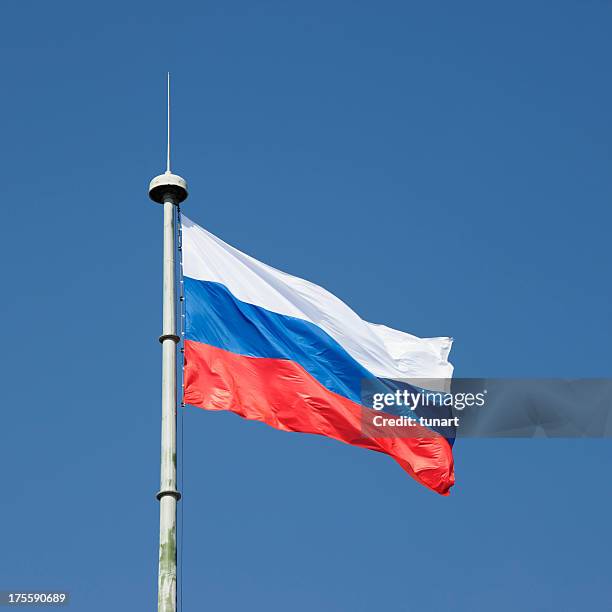 russian national flag - russian flag stock pictures, royalty-free photos & images