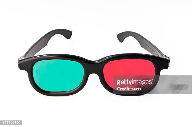 3d glasses - 3 d glasses stock pictures, royalty-free photos & images