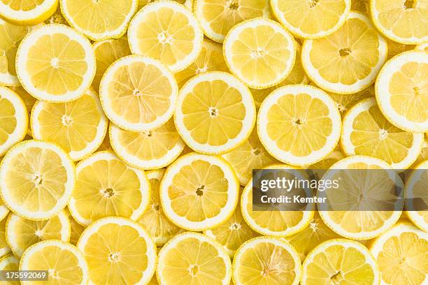 fond de citron - lemon pattern photos et images de collection