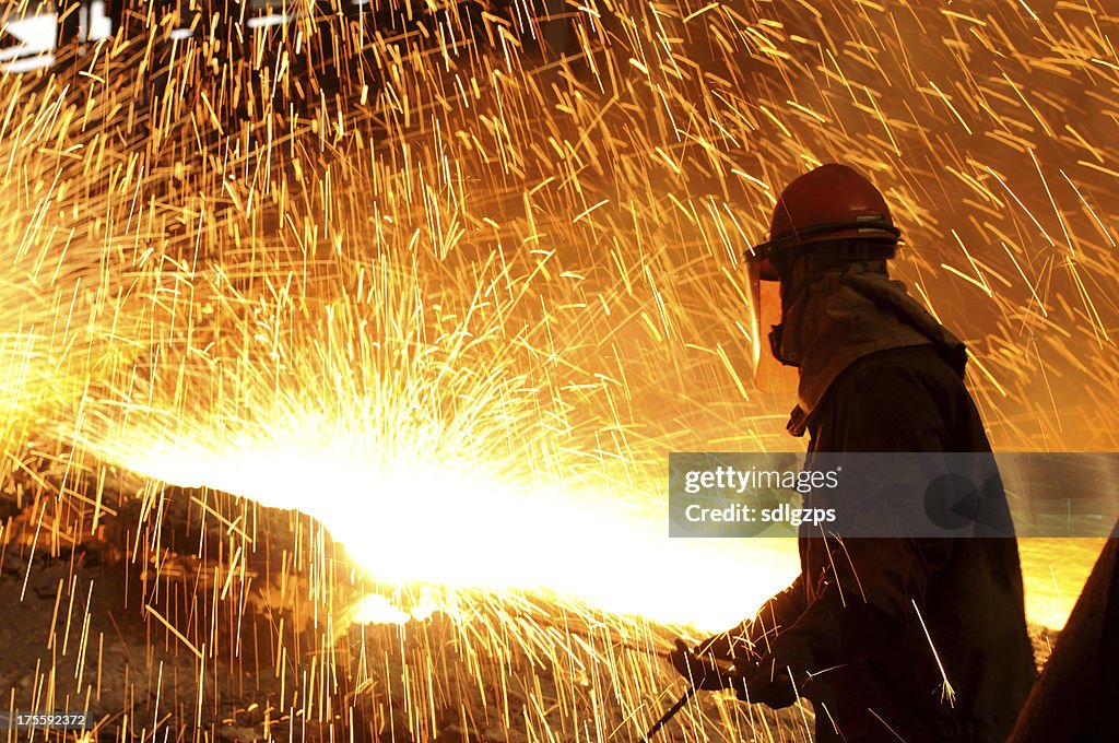Spritzendes Wasser Bügeleisen Wasser