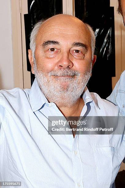 Actor Gerard Jugnot after "Cher Tresor" on day 5 of the 29th Ramatuelle Festival on August 4, 2013 in Ramatuelle, France.