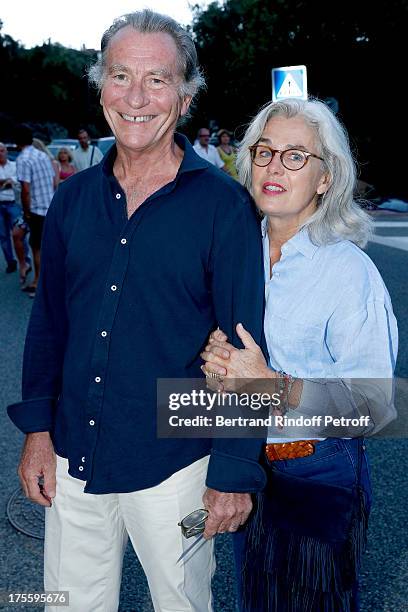 William Leymergie and his wife Marilyn attend "Cher Tresor" on day 5 of the 29th Ramatuelle Festival on August 4, 2013 in Ramatuelle, France.