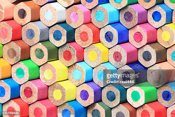 color pencils - color pencil stock pictures, royalty-free photos & images