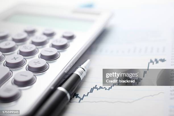 business planning - calculator 個照片及圖片檔