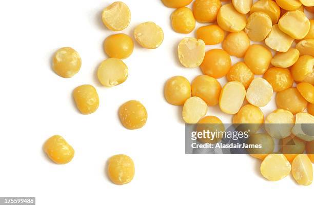 yellow split peas scattered - gul bildbanksfoton och bilder