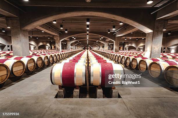 wine cave - napa california stock pictures, royalty-free photos & images