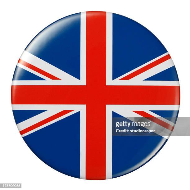aufnäher mit britischer flagge - vereinigtes königreich stock-grafiken, -clipart, -cartoons und -symbole