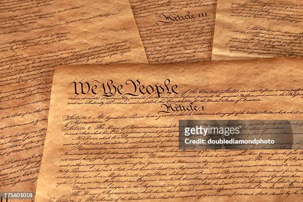 us constitution - us constitution stock pictures, royalty-free photos & images