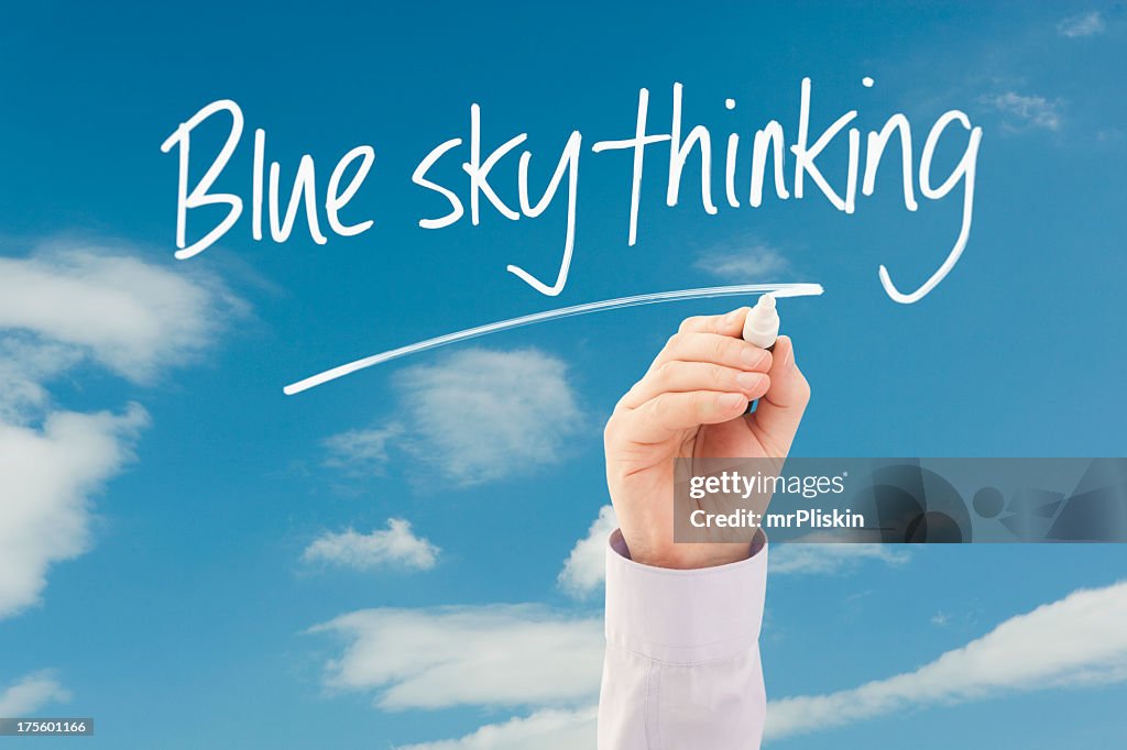 Blue Sky Thinking High-Res Stock Photo - Getty Images