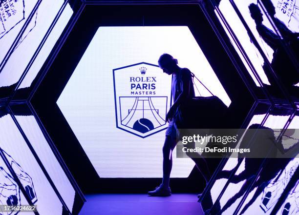 Taylor Fritz of USA during Day One of the Rolex Paris Masters ATP Masters 1000 at Palais Omnisports de Bercy on October 30, 2023 in Paris, France.