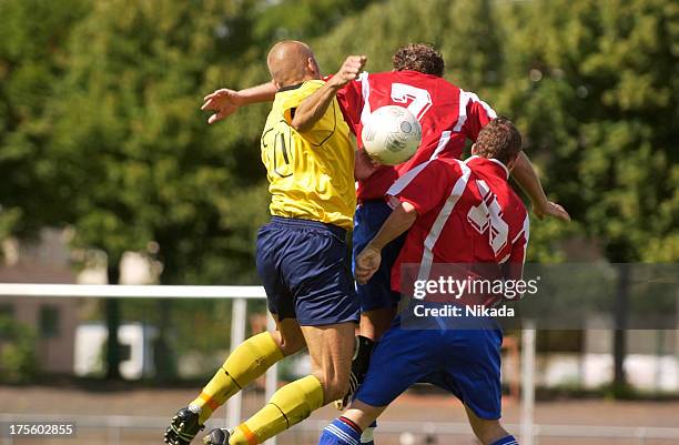 collision - soccer injury stock pictures, royalty-free photos & images