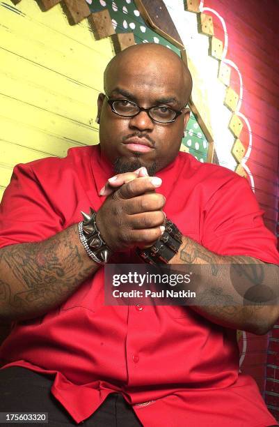 Portrait of Cee Lo Green, Chicago, Illinois, May 10, 2002.