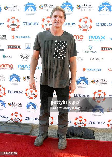 Actor Kenny Johnson attends the 3rd annual Variety Charity Texas Hold 'Em Tournament & Casino Game on July 17, 2013 at Paramount Studios in...