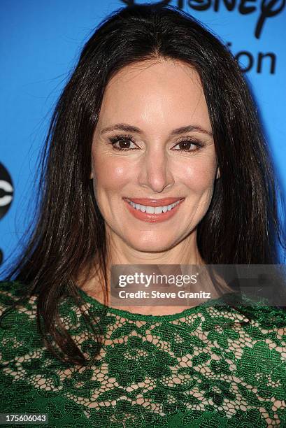 Madeleine Stowe arrives at the 2013 Television Critics Association's Summer Press Tour - Disney/ABC Party at The Beverly Hilton Hotel on August 4,...