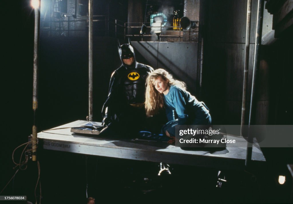 On the set of Batman