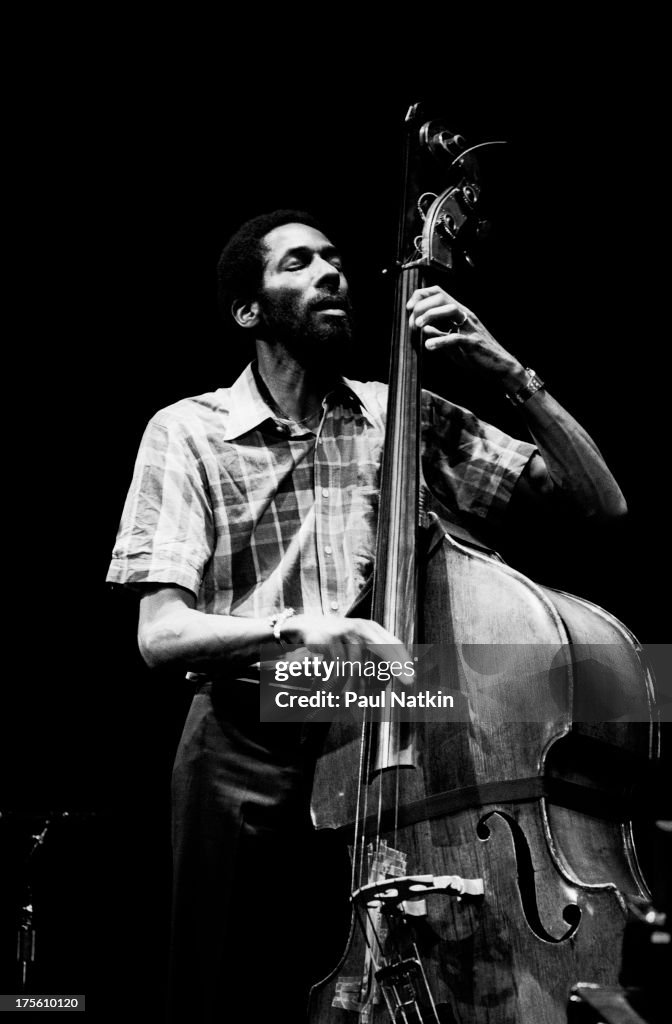 Ron Carter View of jazz bassist Ron Carter performing at Park West auditorium ...