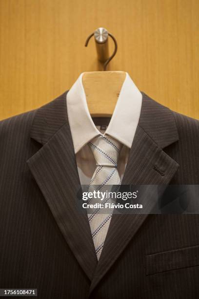 men suit - textura stock-fotos und bilder