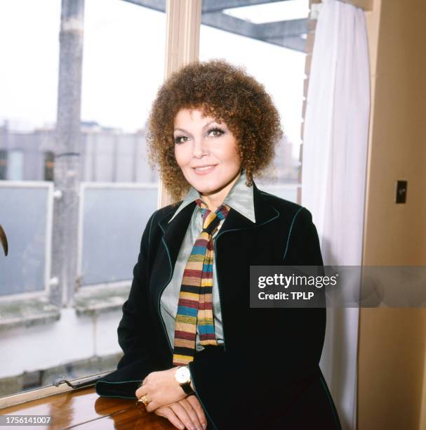 Portrait of English Jazz singer Cleo Laine, London, England, October 27, 1978.