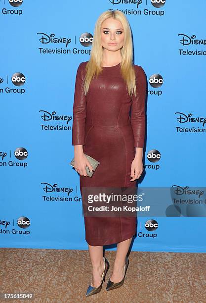 Actress Emma Rigby arrives at the Disney/ABC Party 2013 Television Critics Association's Summer Press Tour at The Beverly Hilton Hotel on August 4,...