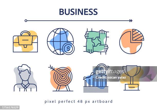 business vector infographic banner design concept. global multisphere ready-to-use template. web banner, website header, magazine, mobile application etc. modern design. - couple on computer stock illustrations