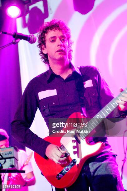 Musician Gustavo Cerati performs onstage, Chicago, Illinois, July 29, 2003.