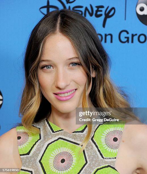 Actress Sophie Lowe arrives at the 2013 Disney/ABC Television Critics Association's summer press tour party at The Beverly Hilton Hotel on August 4,...