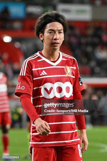 Hayao Kawabe of Standard pictured during a football game between Standard de Liege and RSC Anderlecht on match day 11 of the Jupiler Pro League...