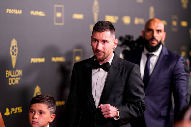 Lionel MESSI during the Ballon Or 2023 Ceremony on October 30، 2023 in Paris، France.