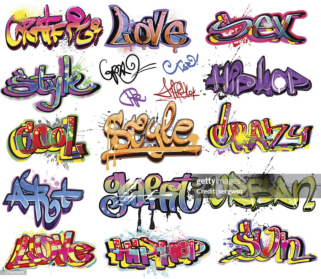 Graffiti Urban Art Design High-Res Vector Graphic - Getty Images