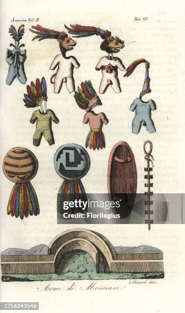Armor and weapons of the Mexicans . Shields or Chimalli, armor shirts or Ichcahuipilli, helmets decorated with animal heads and feathers....